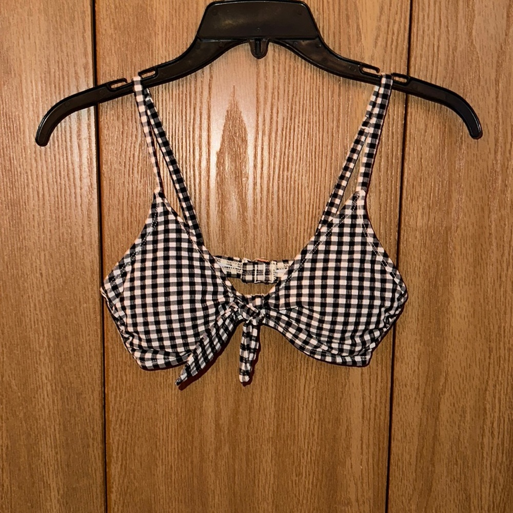 Xhilaration gingham bikini top